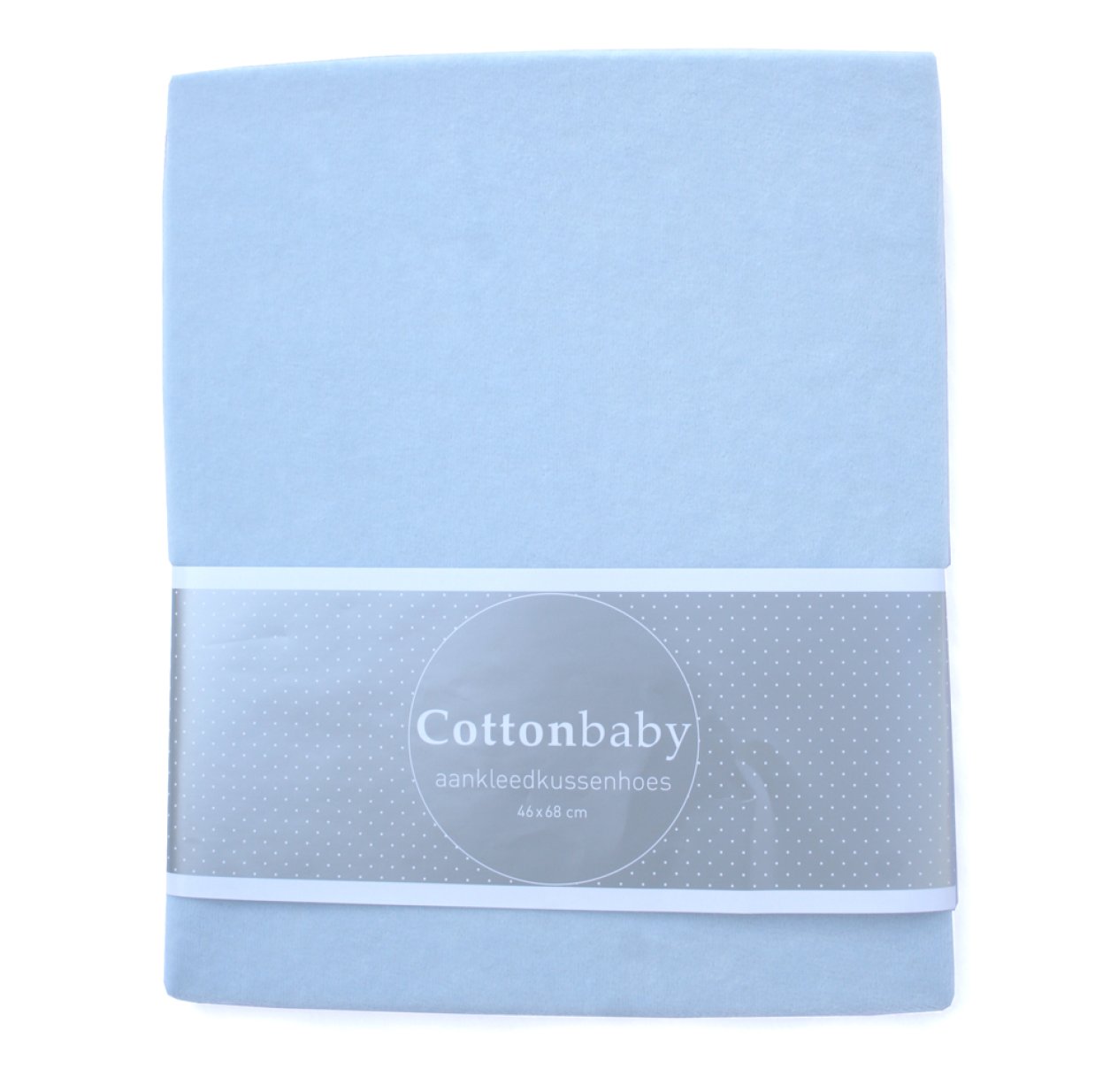 Housse de matelas à langer en velours, bleu ciel